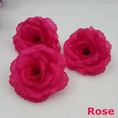 Искусственные черные розы 10 шт./лот 8 см шелковые цветочные головки сделай сам