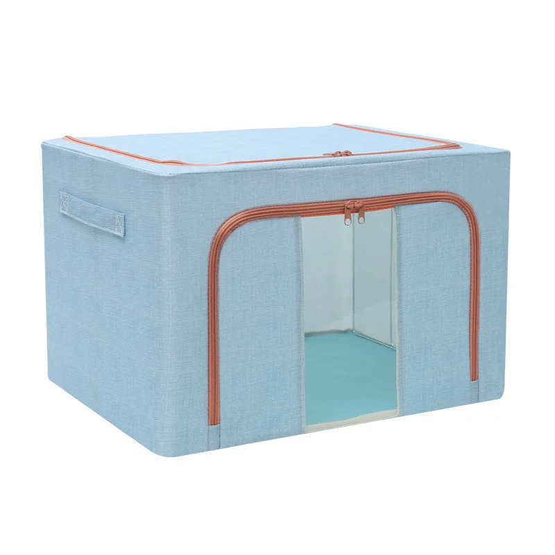

Oxford Cloth Box Large-Capacity with Handle and Transparent Window