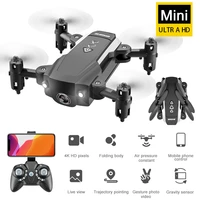 kk8 mini drone wifi fpv cameras with 4k1080phd camera altitude hold mode foldable quadcopter helicopter rc drone with box