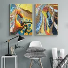 Современный минималистичный цветной абстрактный постер диван мебель фон настенное украшение живопись сердечник холст печать