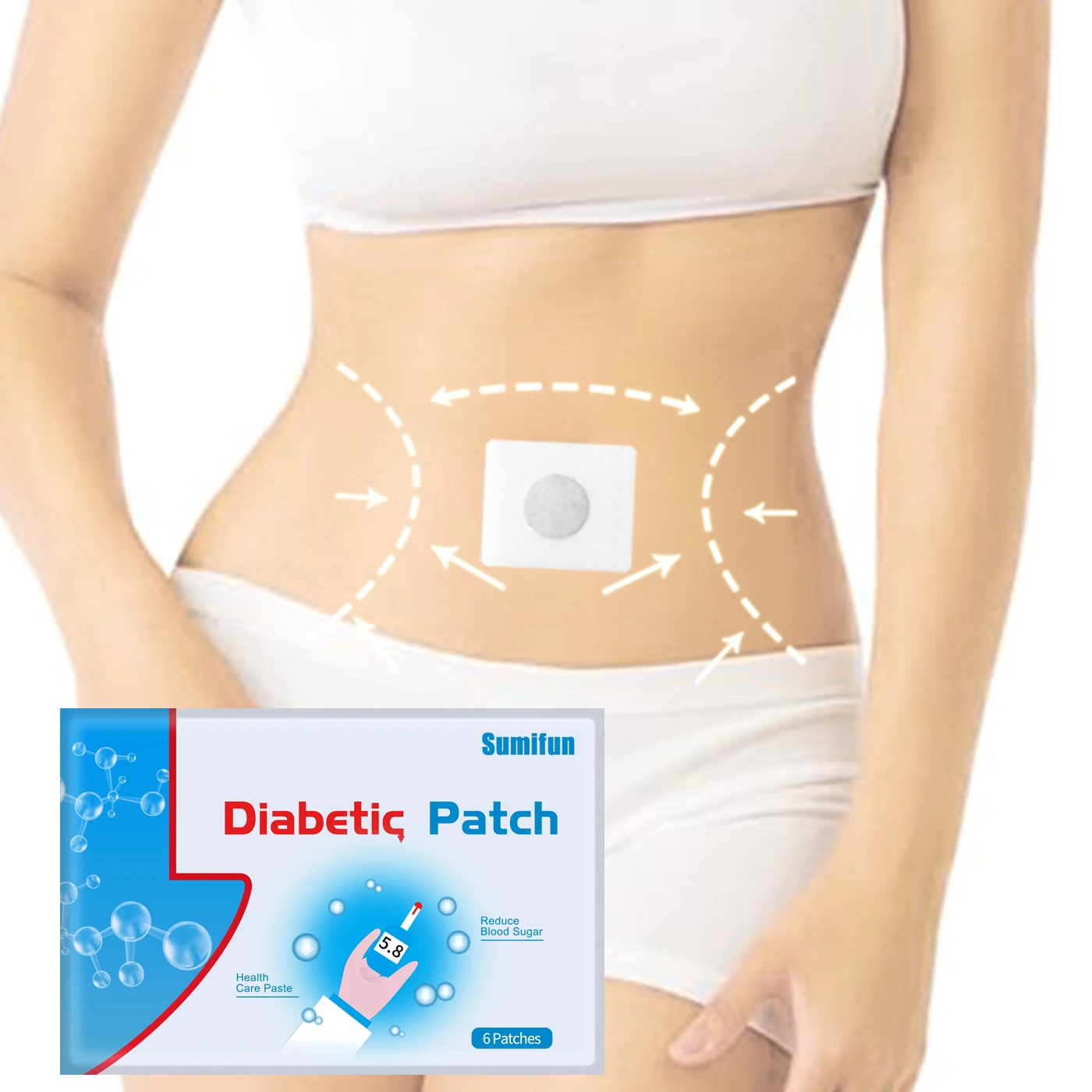 6 шт прибор для измерения уровня сахара в крови пластырь диабетиков присущая