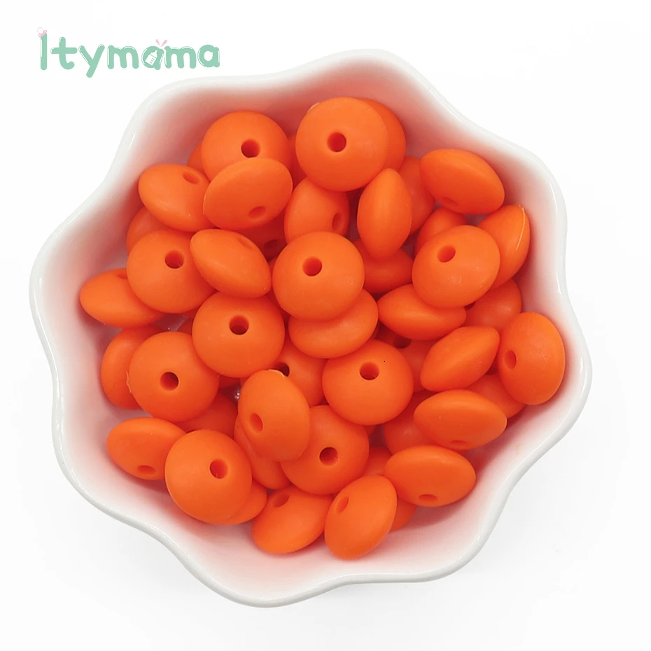 60pc BD020-9 Itymama, 60 шт., пищевые силиконовые счеты, бусины, жемчуг, силиконовые бусины, сделай сам, Прорезывание Зубов, уход за ребенком, ожерелье, соска, цепочка, детский Прорезыватель - Цвет: 60pc BD020-9