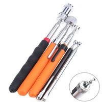telescopic magnetic pen with light mini portable magnet pick up tool extendable pickup rod stick for picking up screws nut bolt