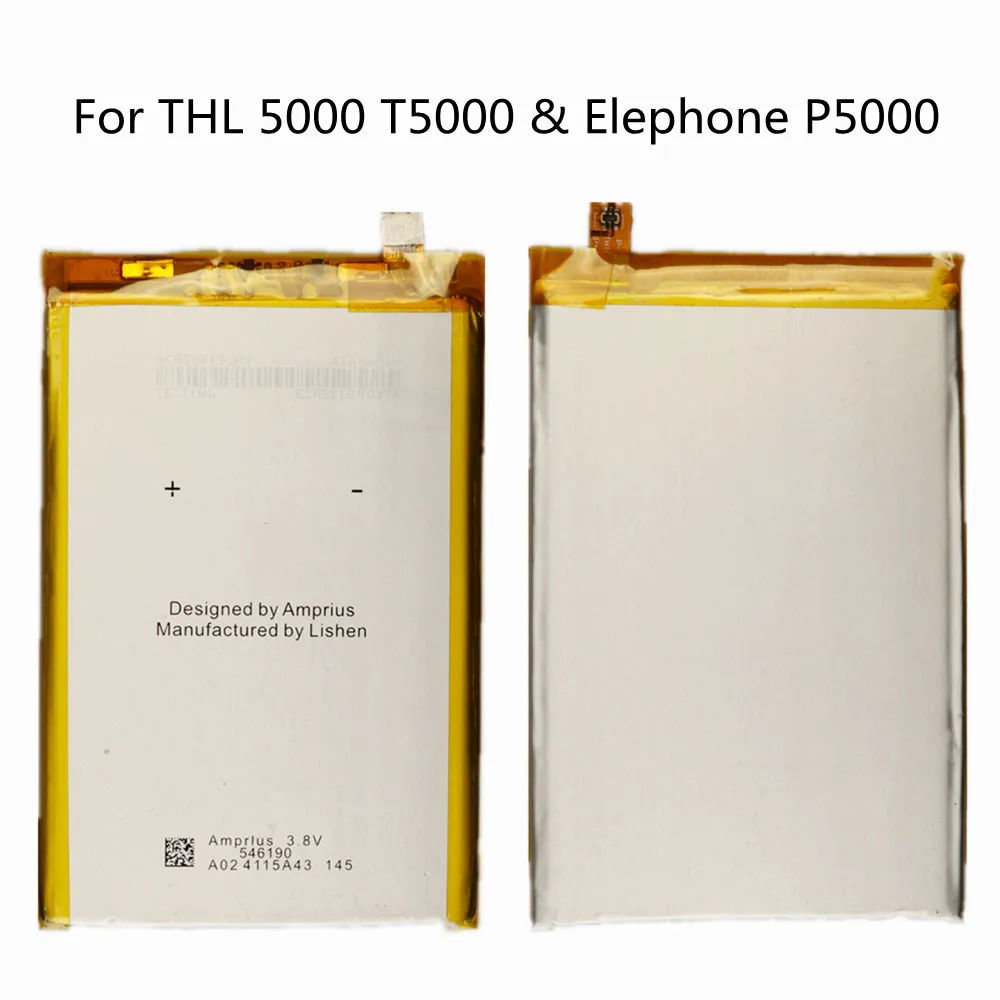 

Новый 100% Оригинальный резервный аккумулятор Elephone P5000 5000 мАч для смартфона Elephone P5000 T5000 THL 5000