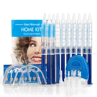 teeth whitening oral hygiene gel polish pen kits peroxide professional bleaching dental care tools tooth whitener with led light