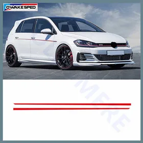 Clubsport Стайлинг углеродного волокна наклейка автомобиля боковая юбка стикеры автомобилей Аксессуары для Volkswagen Golf 7 MK7
