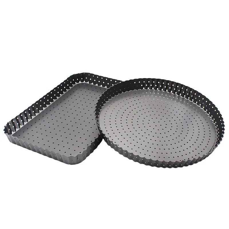 Круглый прямоугольный противень для выпечки пиццы торта практичные сковородки