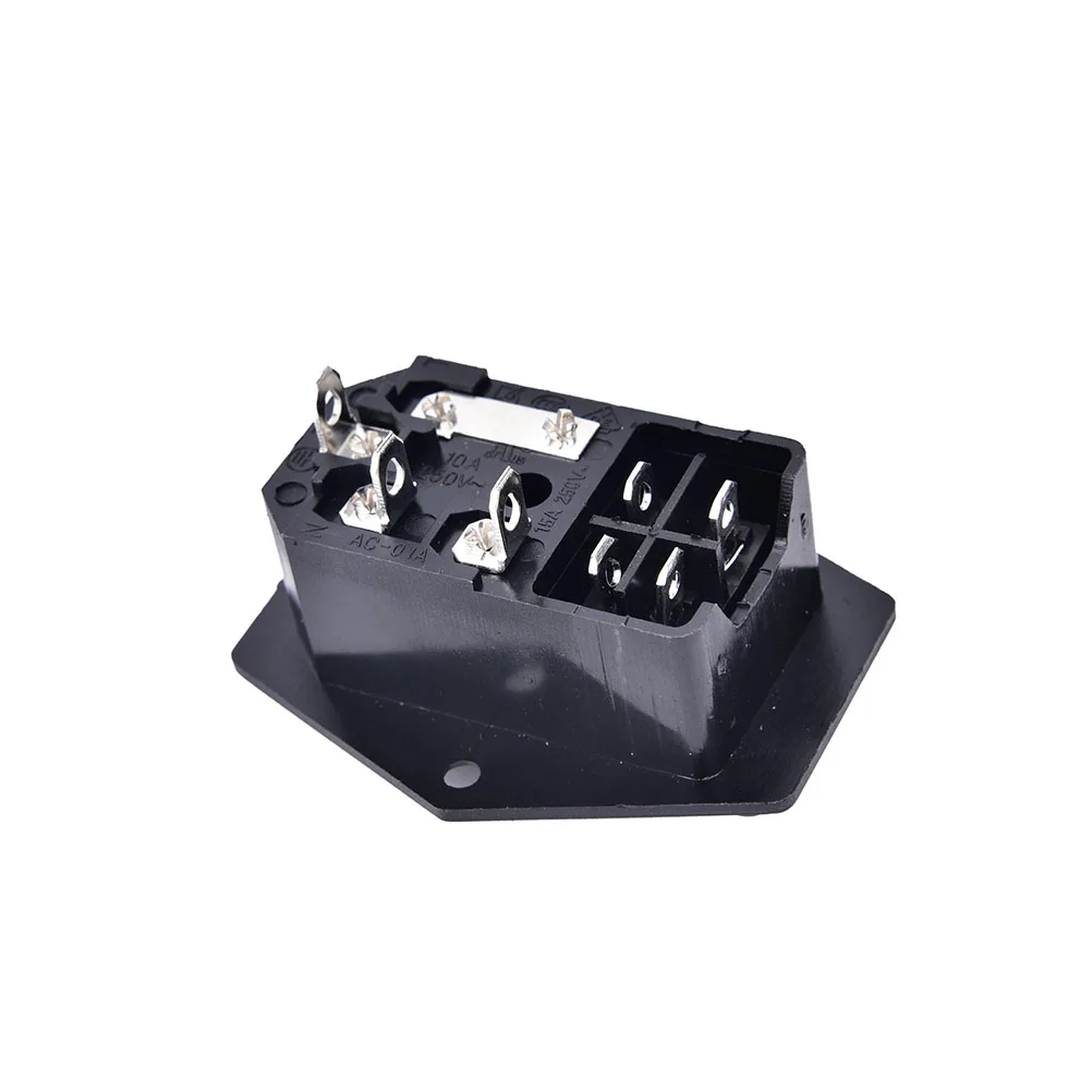 3 pin IEC320 C14 Разъем вкл/выкл розетка с гнездовой вилкой для источника питания шнур