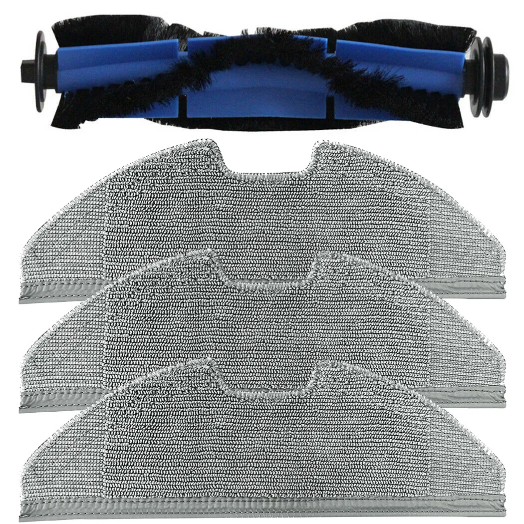 

1*Main Brush 3*Mop Cloths Replacement Mop Cloth + Roller Brush Accessory For Eufy RoboVac G10 G30 Hybrid 100% Brand New And Hi