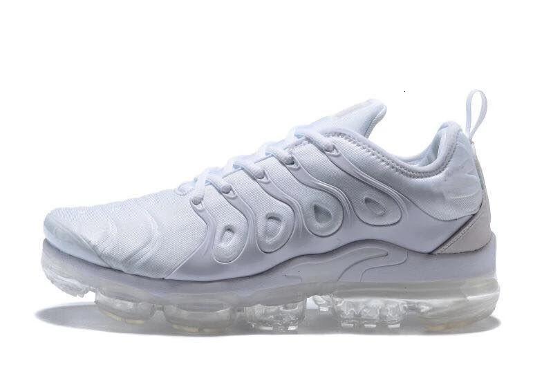 Новинка мужская обувь унисекс Vapormax Plus Tn оливковый цвет металлик белый