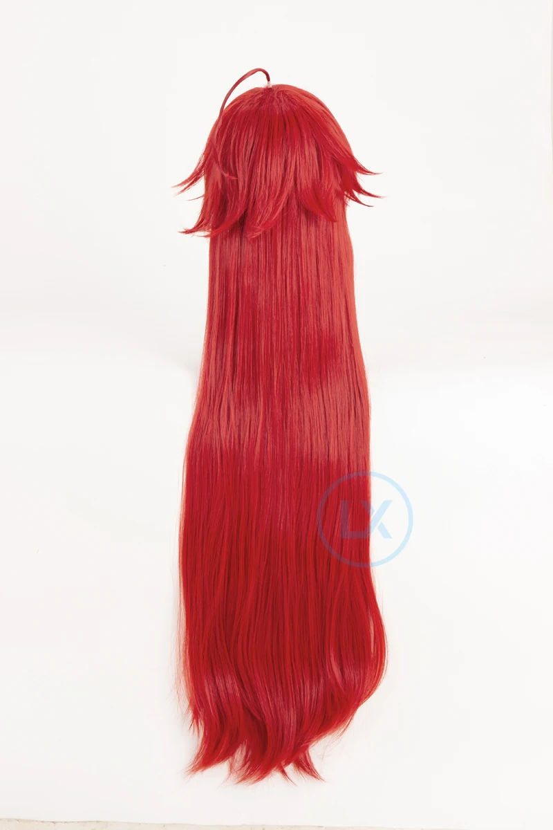Парик для косплея аниме старшей школы DxD Риас гремори длина 100 см винно-красный