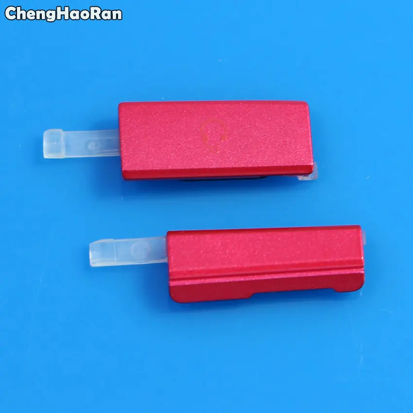 LT25i--Red ChengHaoRan usb зарядный порт пылезащитный Разъем+ Micro SD и sim-карты разъем Слот для sony Xperia V S LT25i LT25 LT26 LT26i - Цвет: LT25i--Red
