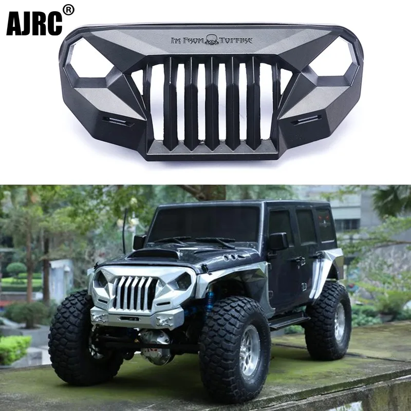 Решетка передняя для радиоуправляемой машинки Ms Anger 1/10 Trx4 Axial Scx10 Jeep Jk Wrangler
