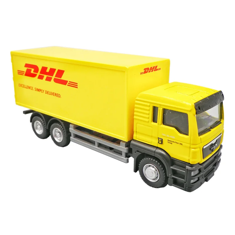 14 5 см Европейский сплав человек DHL модель грузового автомобиля металлический