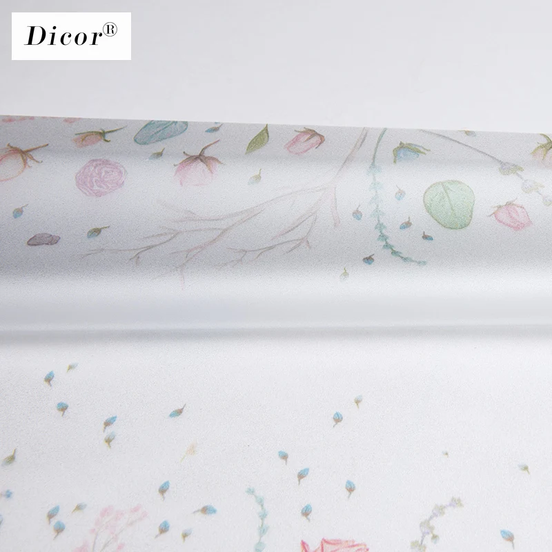 Стеклянная пленка для окон DICOR прозрачная непрозрачная декоративная домашнего