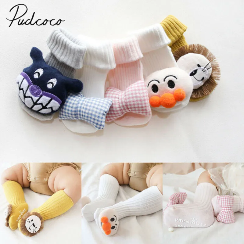 2019 детские гольфы для детей одежда новорожденных с изображением 3D Животные