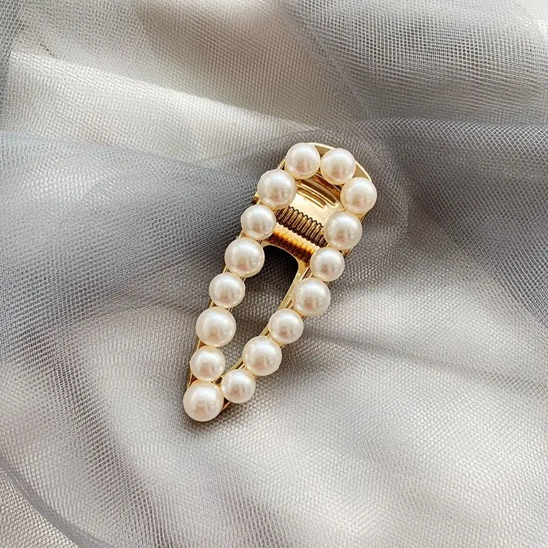 

New Fashion Korean Pearl Imitation Beads Hair Clip Hairpins Barrette Hair Styling Accessories For Womens Girls Bobby Pin Gifts