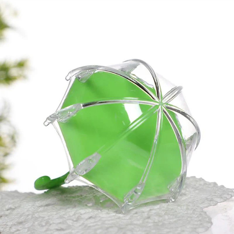 

12Pcs Mini Plastic Umbrella Shaped Candy Box Wedding Party Favors Decoration