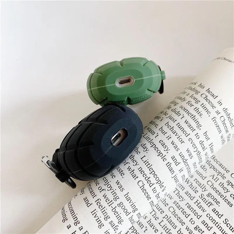 Для AirPods 1 2 Чехол 3D PUBG милый мультяшный Мягкий силиконовый чехол для беспроводных