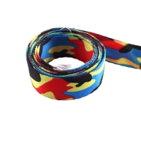 20mm keychain wrist colorful camo webbing ribbon key fobs strap diy mobile phone chain stripes lanyard straps webbing