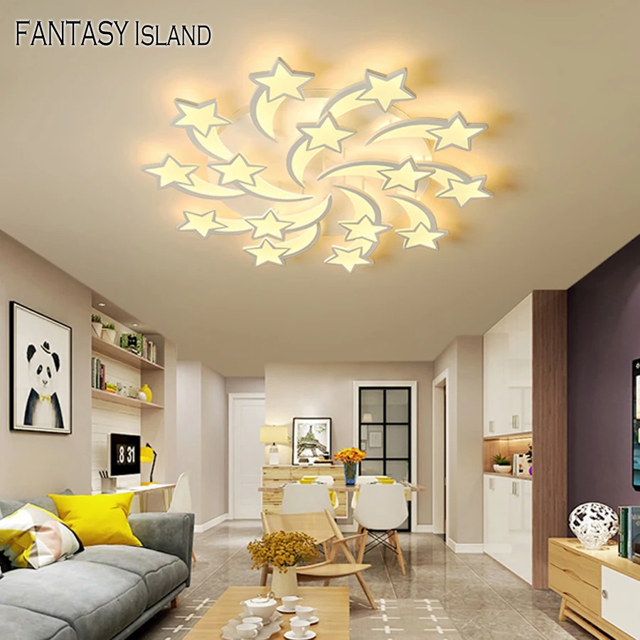 Светодиодный канделябр потолочные светильники для Гостиная Спальня Смарт