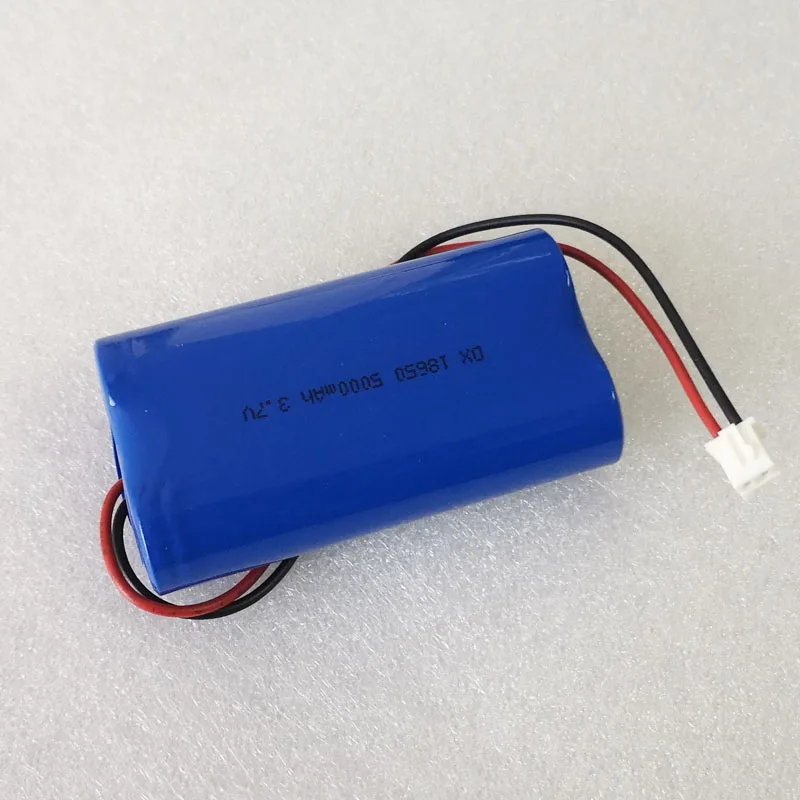 US 1-2PCS 5000mAh 3.7V 18650 lithium ion rechargeable battery Li-ion cell protected XH 2.54 Plug for speaker amplifier led light |