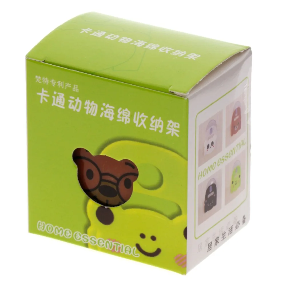 

Cute Kitchen Holders Sink Sponge Dish Cloth Scrubbers Holder Cartoon Racks With Strong Suction Cup