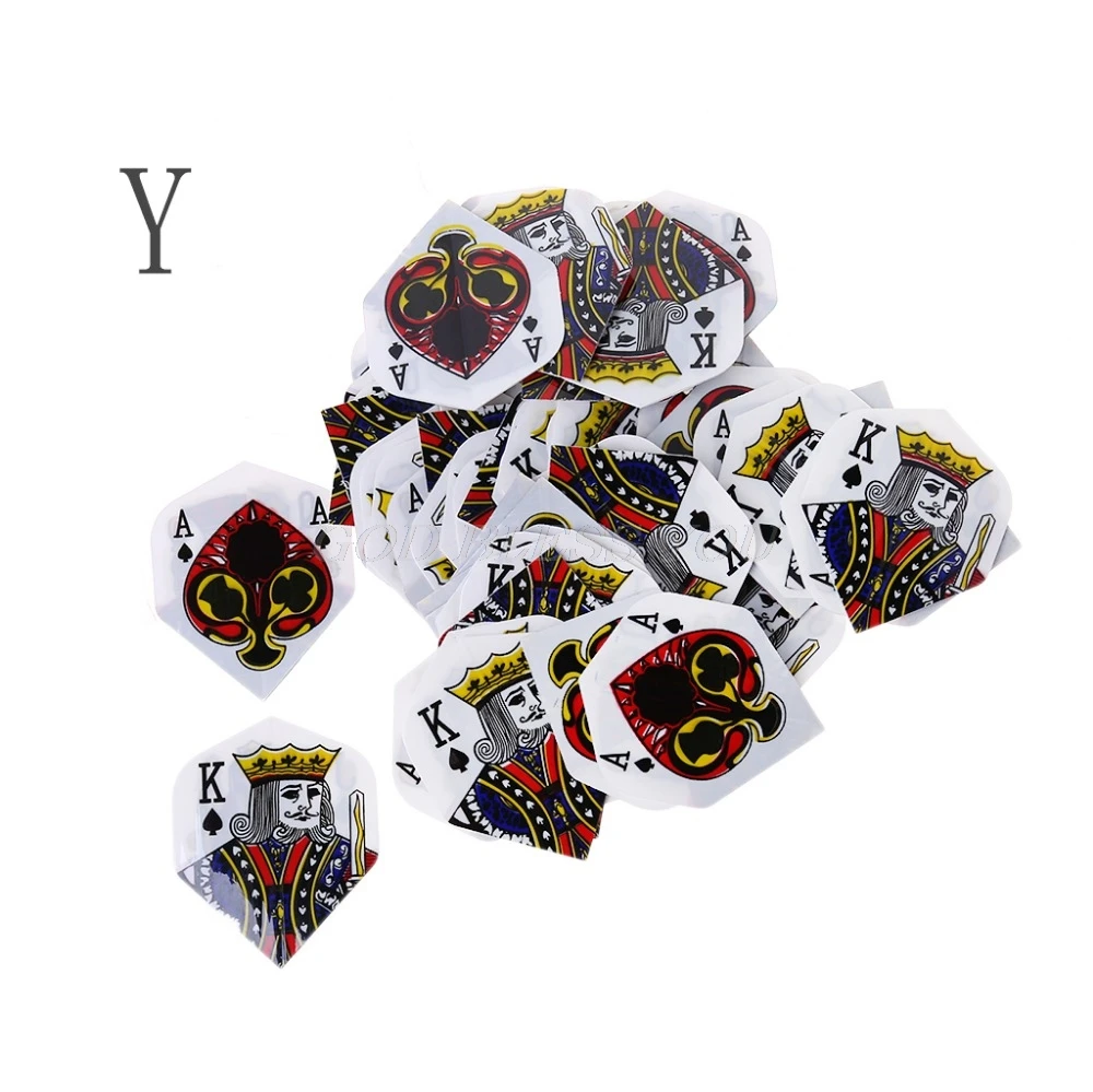 50 шт. стандартная Дротика Профессиональные уличные перелеты Дартс из ПВХ