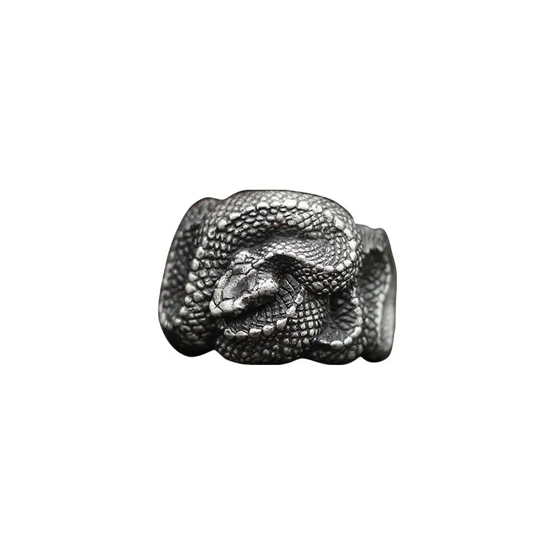 

Retro Personality Punk Viper Ring Fashion Domineering Men Cobra Gold Silver Color Ring Trend Men Motorcycle Party Jewelry