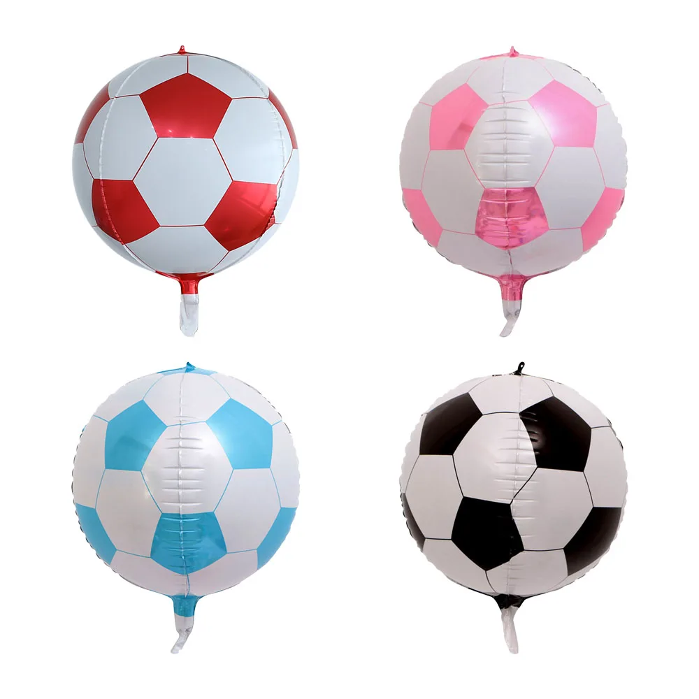 

3/5pcs 22inch Soccer Ball Balloons Football Theme Party Decor Baby Shower Boy Toys Adult Celebration Children's Birthday Decor