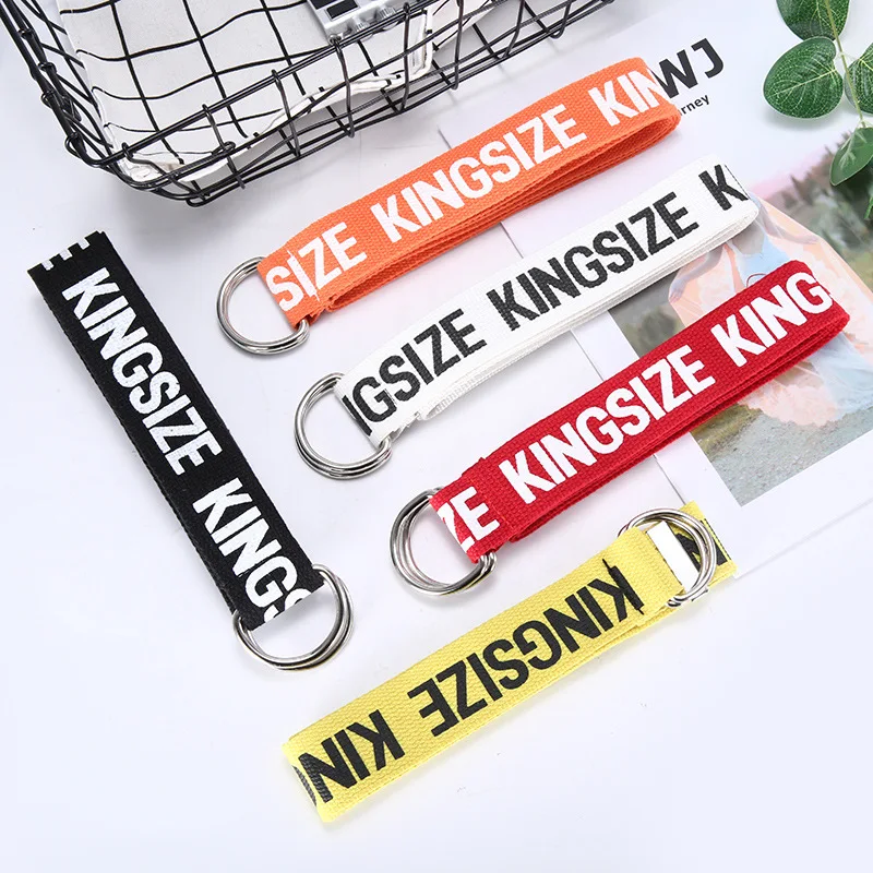 Женский ремень Харадзюку С буквенным принтом унисекс студенческий двойной D