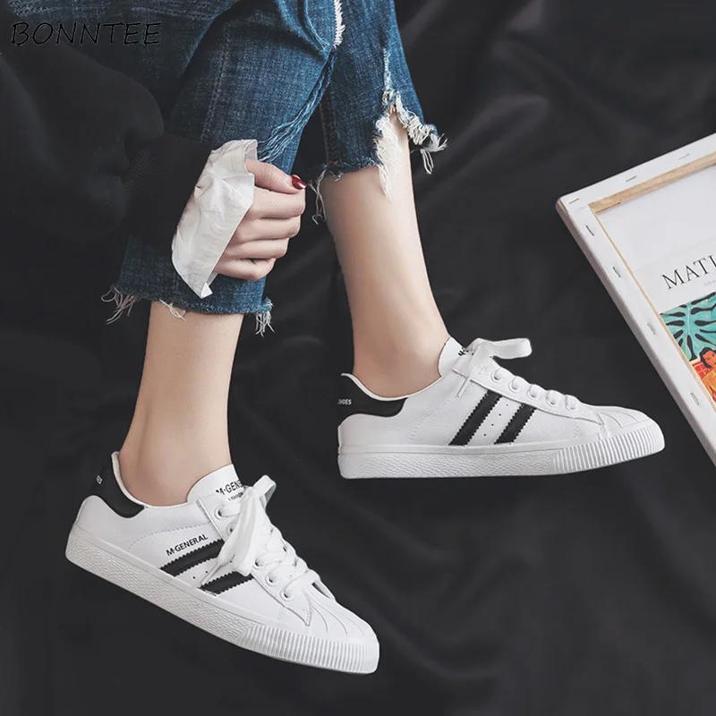 Вулканизированная обувь женские кроссовки дышащие простые универсальные белые