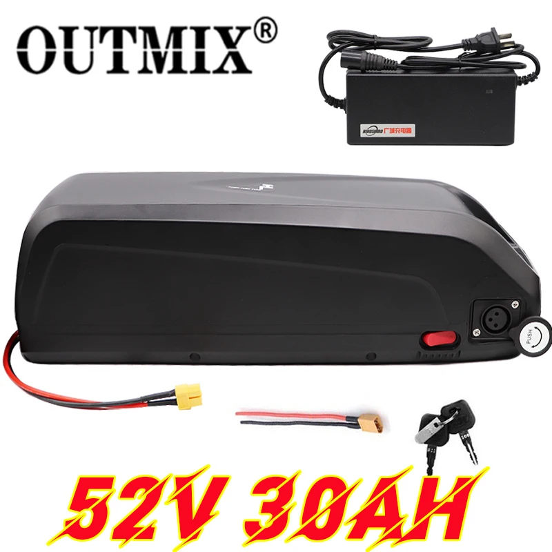 52V 17AH E батарея для велосипеда Panasonic Cell Li-ion электрического Hailong и 2A зарядное