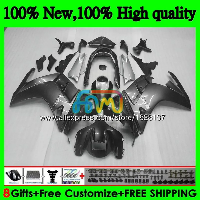 

FJR1300A для YAMAHA FJR-1300 FJR1300 01 02 03 05 06 07 119BS.61 FJR 1300 2001 2002 2003 2004 глянцевый серый 2005 2006 2007 обтекатель