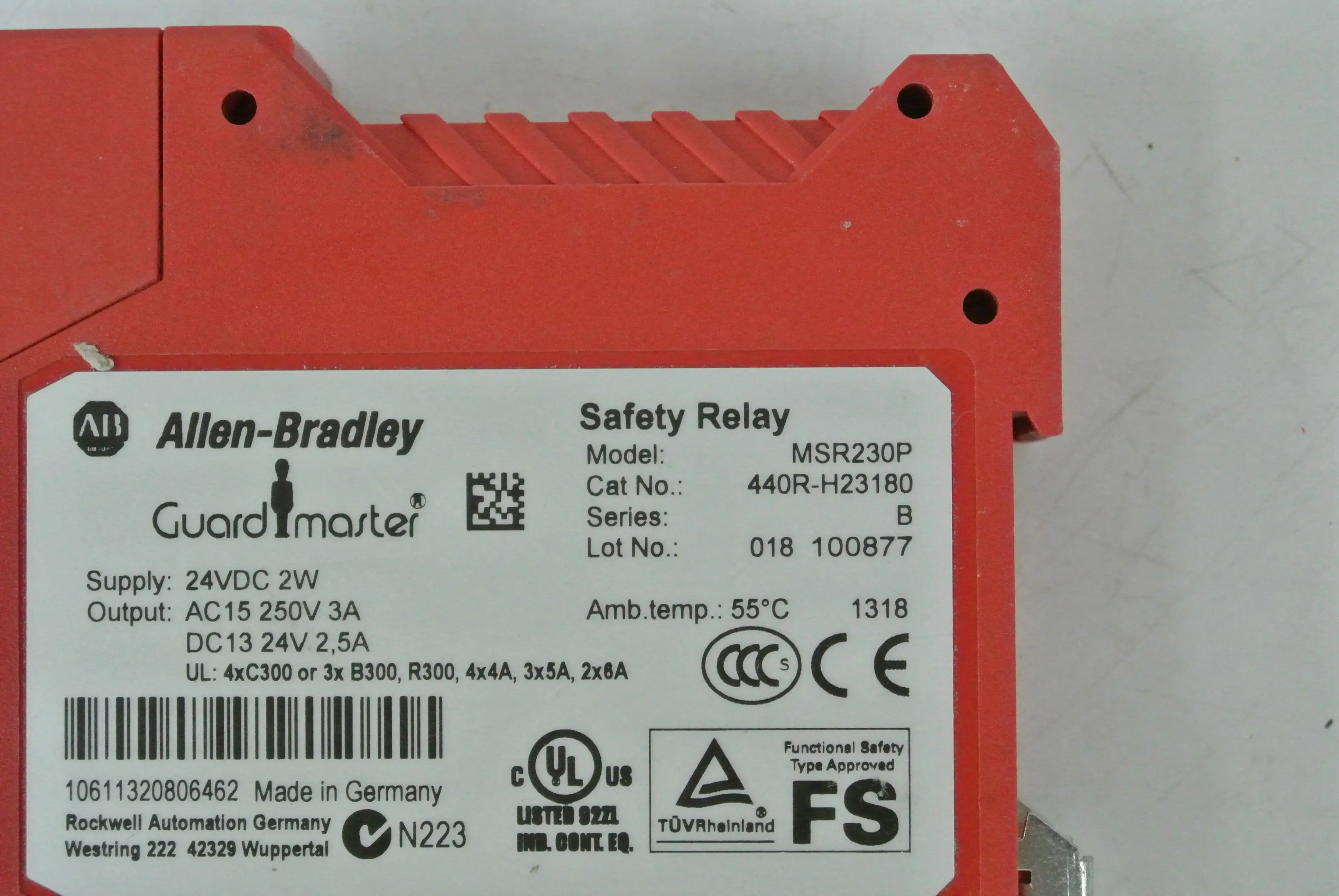 

Allen Bradley Relays 440R-H23180