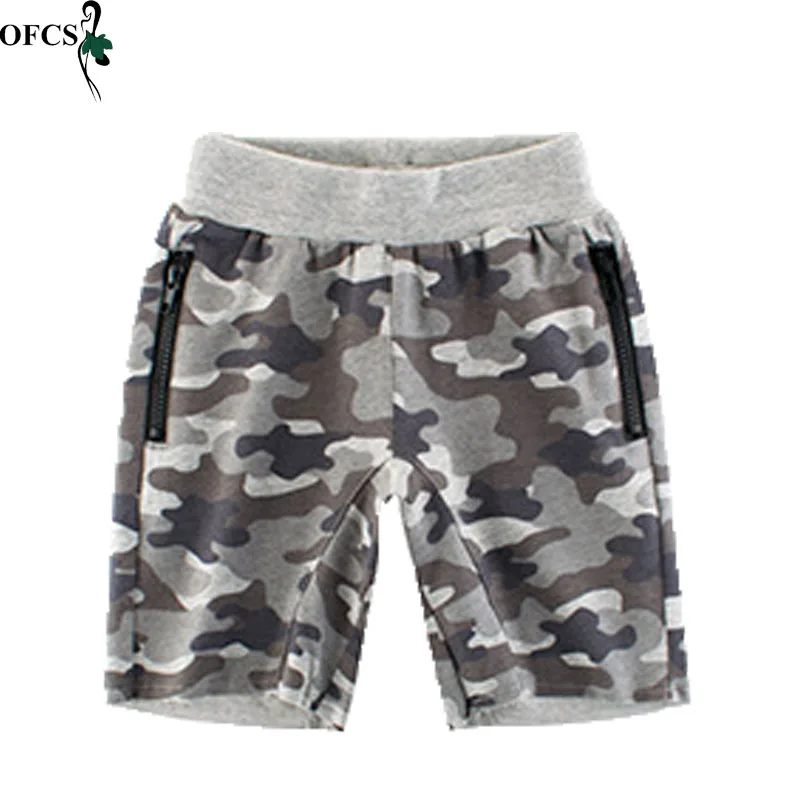 

Shorts Boys Camouflage Sport Summer Casual Cotton Short Pant Teen Kids Elastic Waist Beach Short Children Trousers 2-10 Years