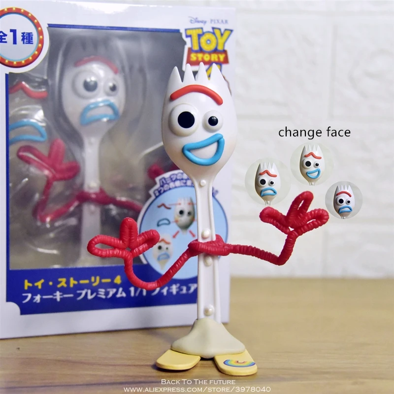 Экшн-фигурки Disney Toy Story 4 Forky change версии Q 15 5 см ПВХ версия мини-кукла детская