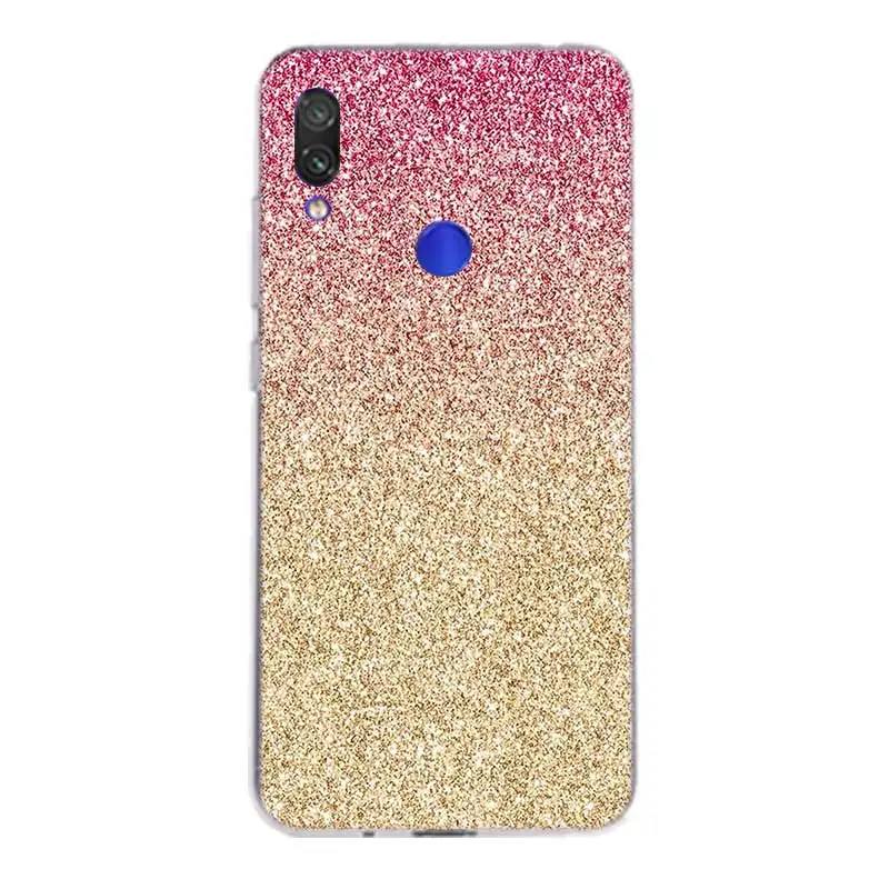 Блестящий силиконовый чехол для Xiaomi Redmi Note 8 7 6 Pro 5 4 4X 5A Plus Xiomi 9T 9SE Lite A1 A2 крышка |