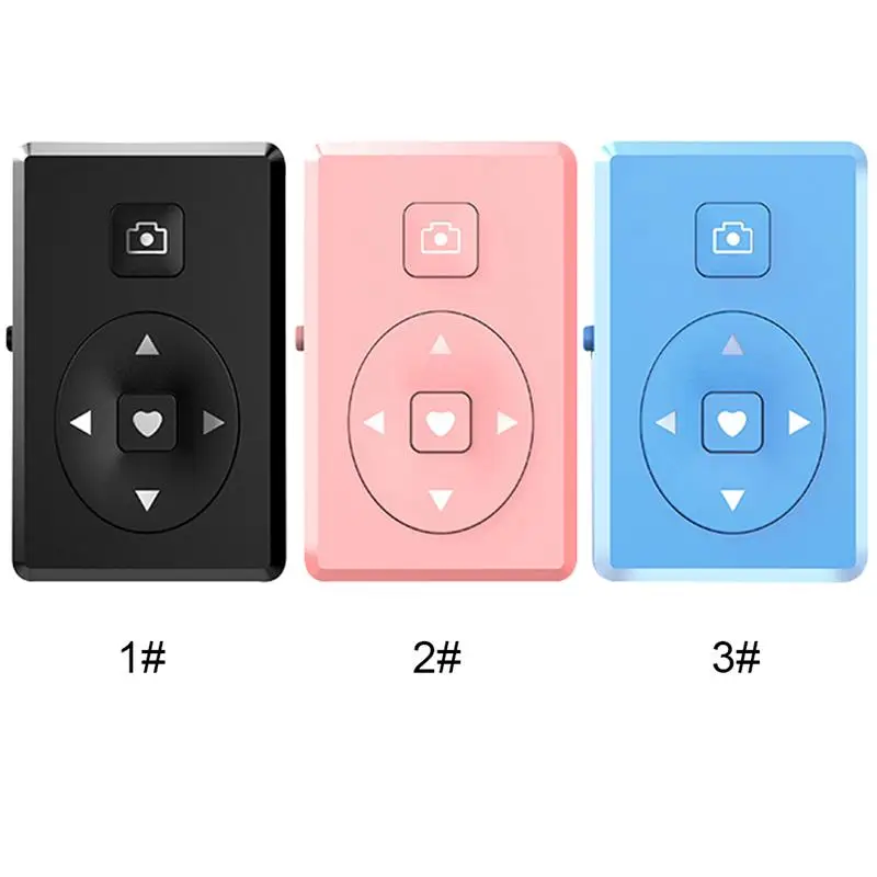 

Bluetooth Camera Remote Shutter Release Button Control for Smartphones Photo Control Bluetooth Remote Controller for Selfie