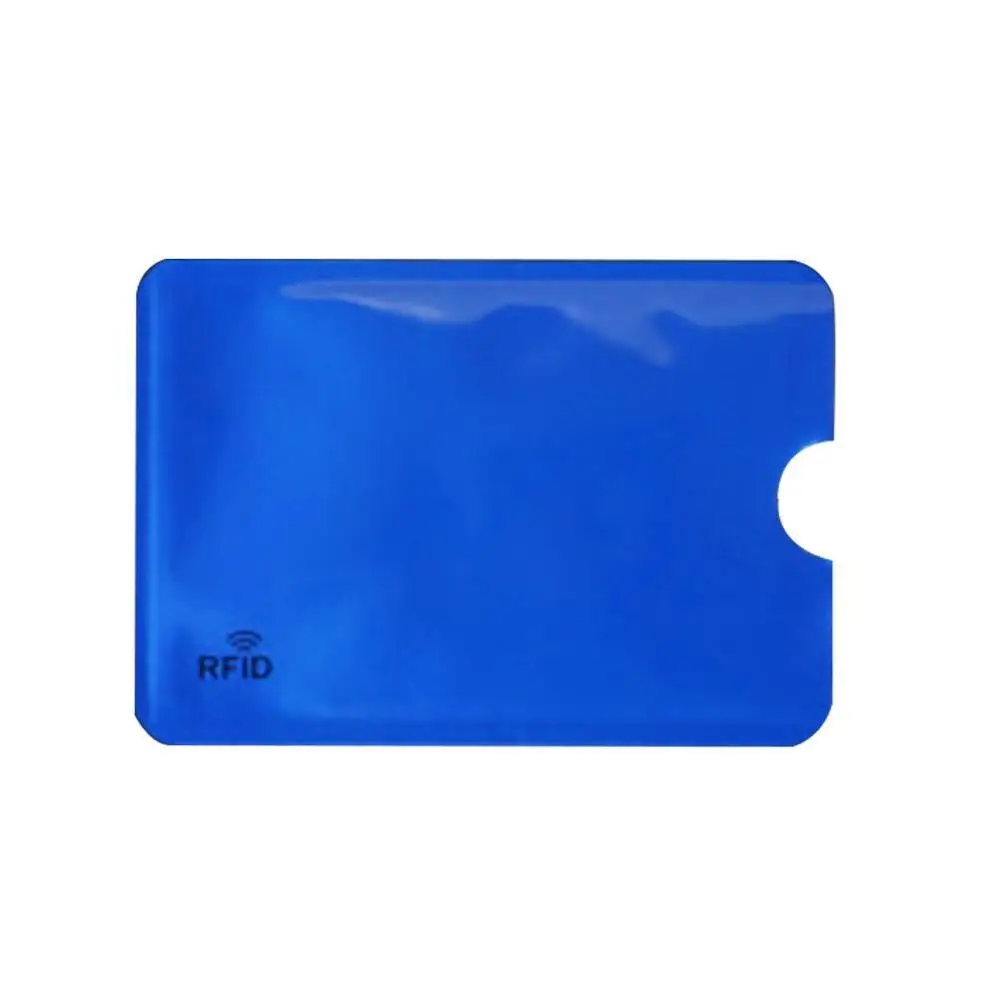 Анти RFID Блокировка банковских карт Бесконтактный дебетовый кредитный держатель