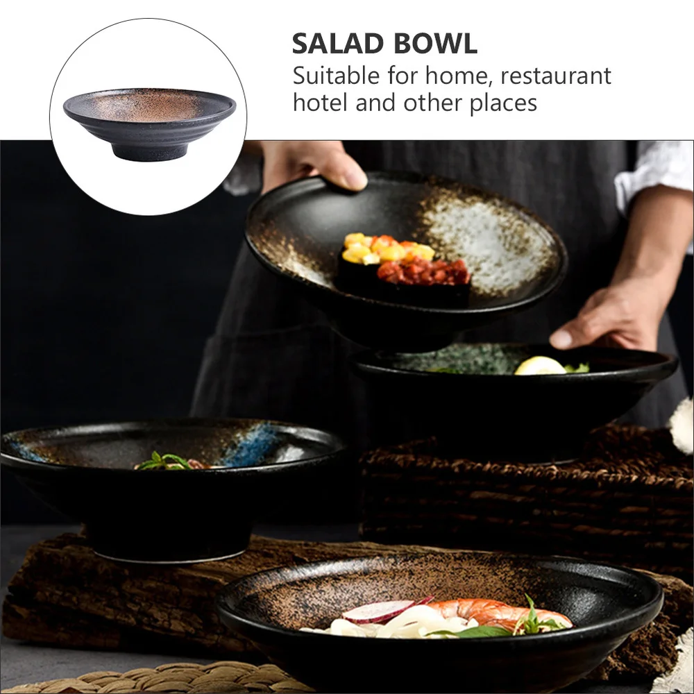 

1pc Ceramic Bowl Classical Japanese Style Soup Bowl Tableware Noodle Bowl