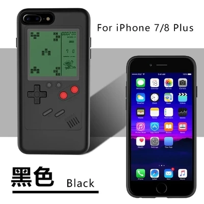 Светло-фиолетовый 10 шт., чехлы для телефона Gameboy Tetris для Iphone 7, 8 plus, мягкий чехол из ТПУ, чехол для игровой консоли Blokus, чехол для Iphone X 6, 6S plus - Цвет: Светло-фиолетовый