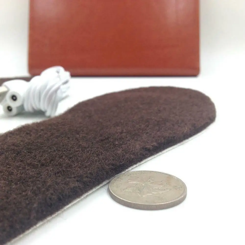 USB стелька для обуви с подогревом удобные мягкие стельки для обуви с электрическим подогревом зимние уличные спортивные стельки для утепления 1 пара