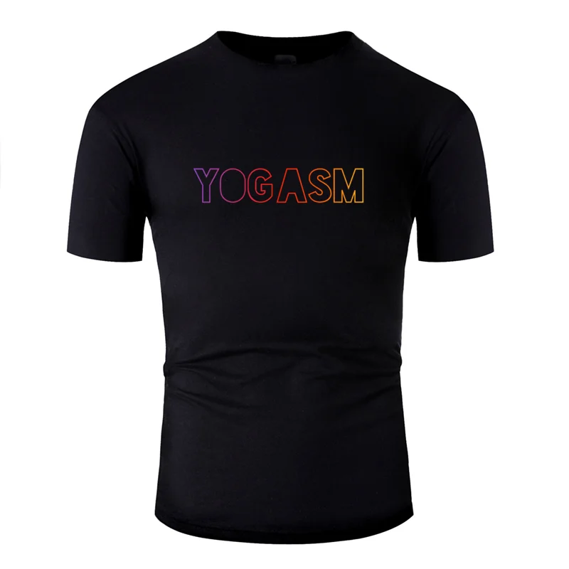 Принтованная Классическая футболка для йоги sm yoga passion 2020 одежда размер S-5xl тонкая