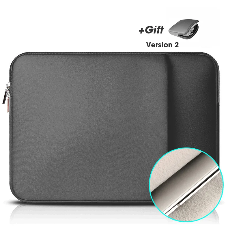 New Dark gray Чехол для ноутбука Macbook Air Pro 11 12 13 14 15 Xiaomi lenovo Asus Dell hp notebook Sleeve 13,3 15 дюймов защитный чехол - Цвет: New Dark gray