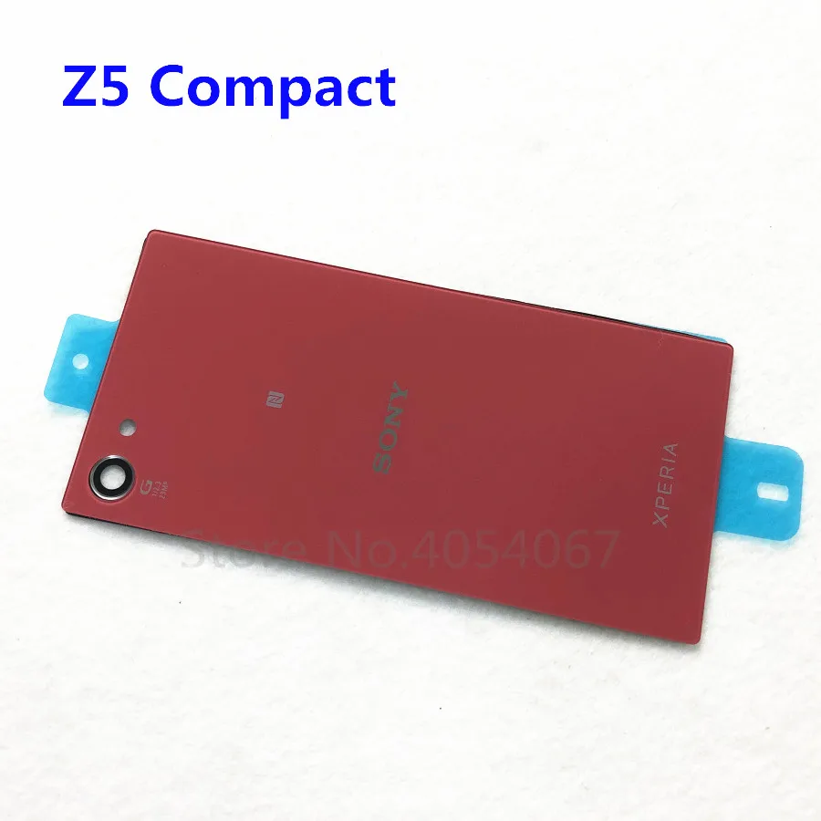 Z5 мини сзади Стекло женские босоножки с закрытой пяткой Корпус для Sony Xperia Z5 Compact Mini E5823 E5803 Батарея двери Крышка/верхнее покрытие чехол Замена+ инструмент