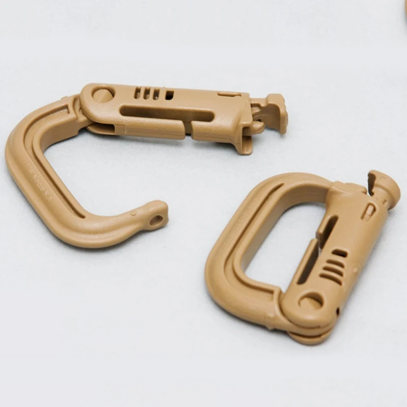 1 шт. D пряжки оснастки клик походный военный тренировочный висячий на Рюкзак MOLLE |