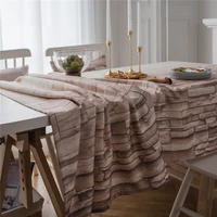 gradient brick pattern decorative table cloth rectangular tablecloths dining table cover kitchen obrus mantel mesa cushion cover