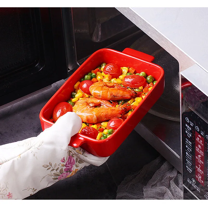 Прямоугольная стандартная чаша для выпечки в духовке |