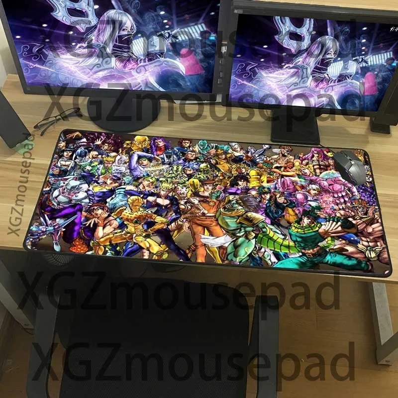 Большой игровой коврик для мыши XGZ с черными краями нескользящий Настольный
